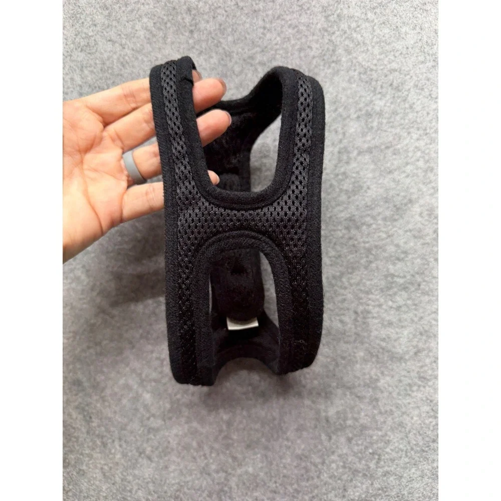 ChokeFree Velpro Mesh Pet Harness Black Step In No Choke Dog Cat Size L